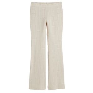 H&M Light Beige Crochet-Look Pants
